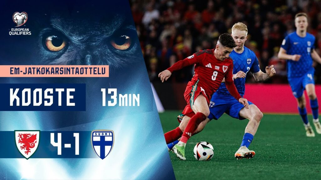 Huuhkajat Highlights (13 min.) | Wales–Suomi 4–1 | UEFA EURO 2024 -karsinnat | 21.3.2024