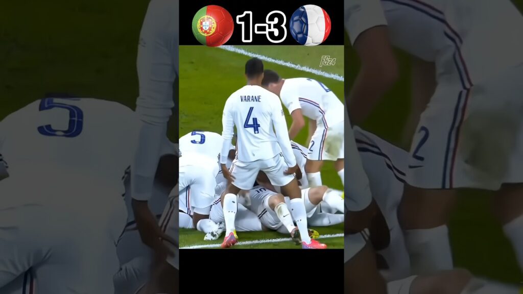 Portugal vs France 4-3 Final Euro 2024 Imaginary #youtube #football #shorts