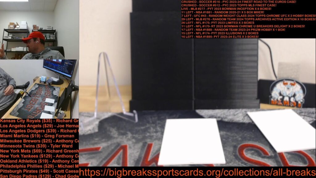 Beast Sports Card Breaks - Soccer #516 and 512!  MLB #277!