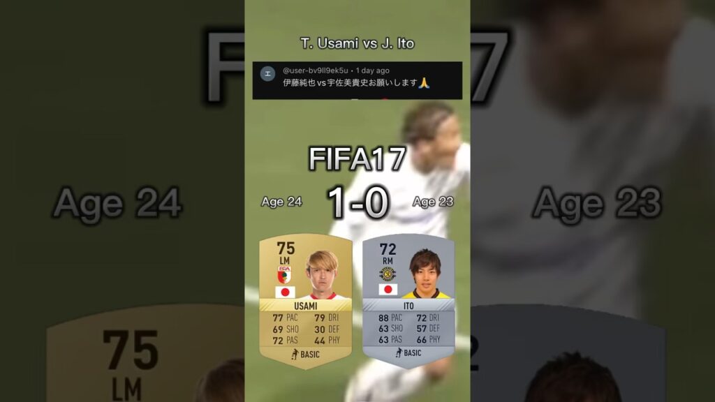 宇佐美貴史vs伊東純也【FIFA OVR Compilation】Takashi Usami vs Junya Ito