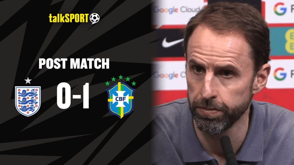 'I DON'T LIKE LOSING!' 😡 Gareth Southgate Is GUTTED After England Lose To Brazil At Wembley