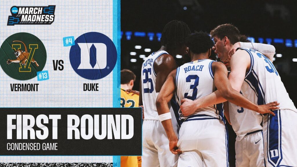 Duke vs. Vermont - First Round NCAA Tournament extended highlights