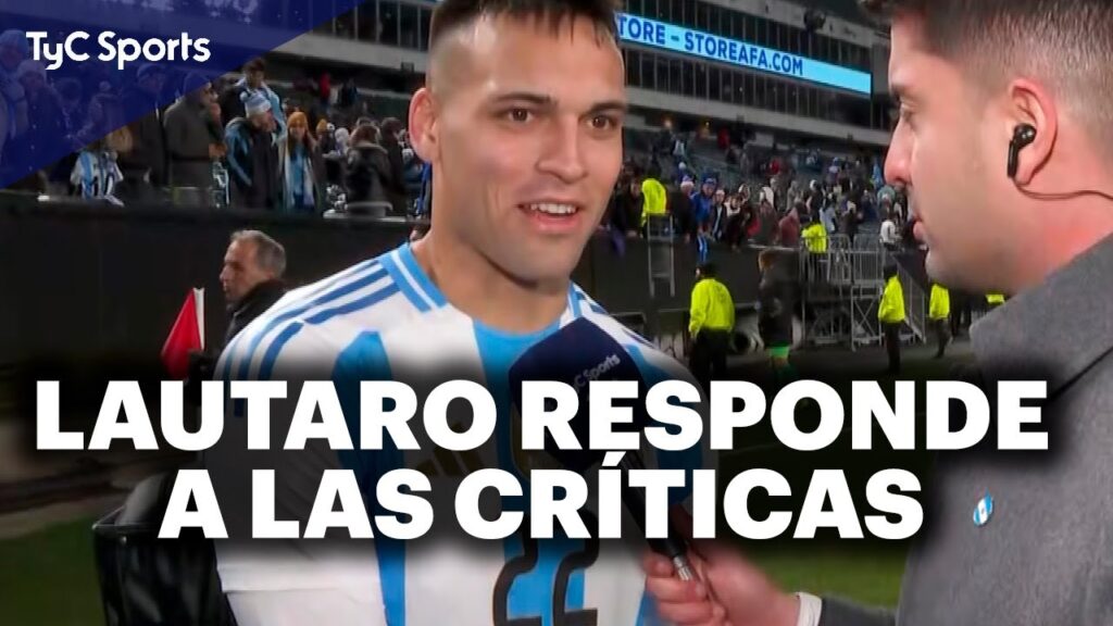 LAUTARO Y UN FUERTE MENSAJE A QUIENES LO CRITICAN 🔥 "LO QUE DIGAN, A MÍ ME INTERESA POCO"