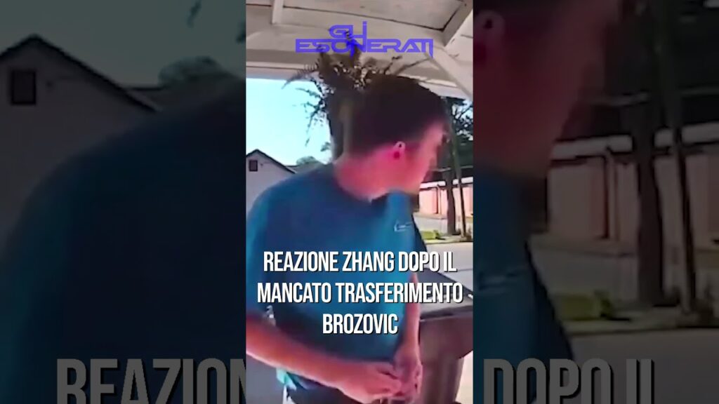 REAZIONE ZHANG DOPO MANCATO TRASFERIMENTO BROZOVIC
