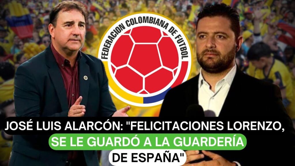 José Luis Alarcón: "Felicitaciones Lorenzo, se le guardó a la guardería de España"