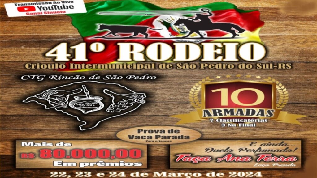 41° Rodeio Crioulo Intermunicipal  - CTG Rincão  De São Pedro  | São Pedro Do Sul /RS