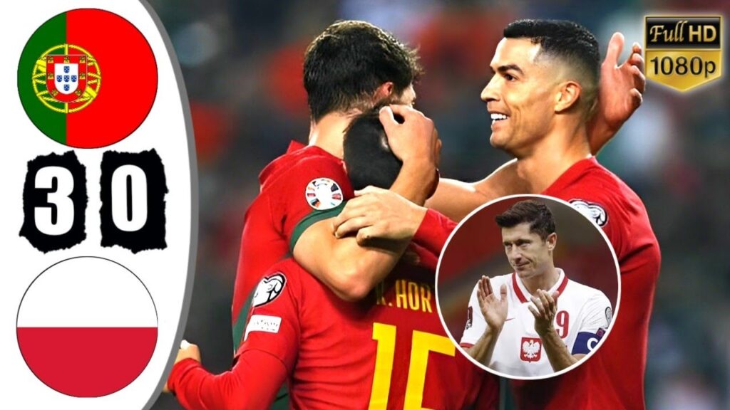 Portugal vs Poland 3-0 • EURO 2024 Qualifiers Highlights & All Goals • Portugal Tadi Malam