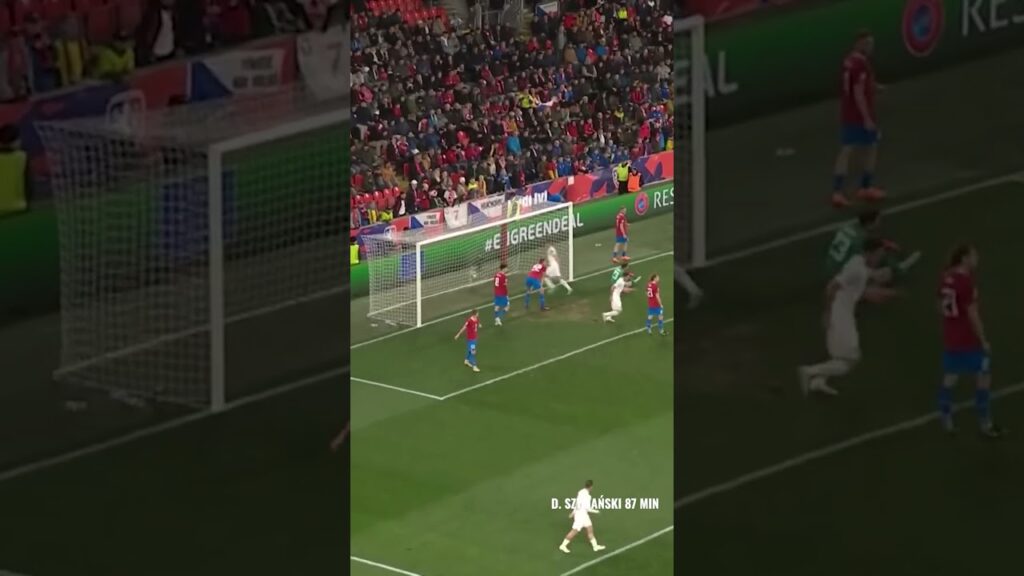 El. ME. 2024 CZECHY - POLSKA– Damian Szymański bramka na 3-1