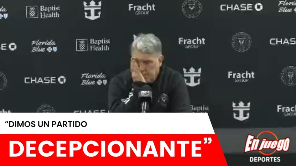 NY RED BULLS 4 INTER MIAMI 0 GERARDO TATA MARTINO Conferencia Post Partido