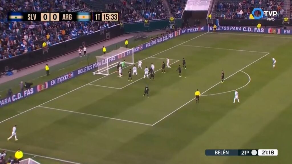 Gol de Cristian Romero | Argentina vs El Salvador 1-0 Resumen y Goles | Amistoso Internacional 2024