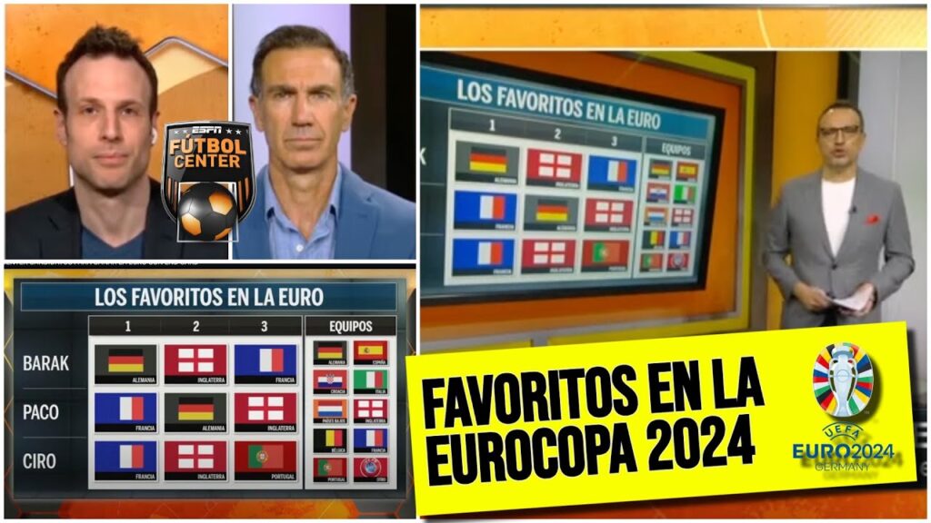 EURO 2024. FRANCIA claro favorito. ALEMANIA tiene el beneficio de la DUDA para ganar | Futbol Center