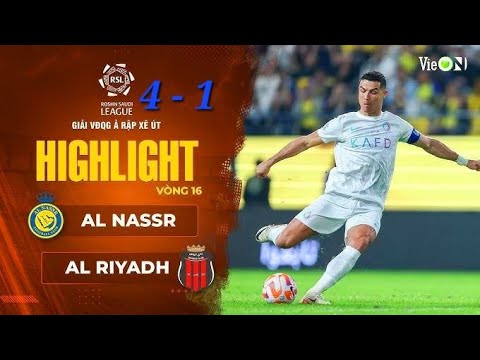 Al Riayad vs Al nassr highlights mach 4 -1 saudi  pro league profanal league ronaldo amazing score