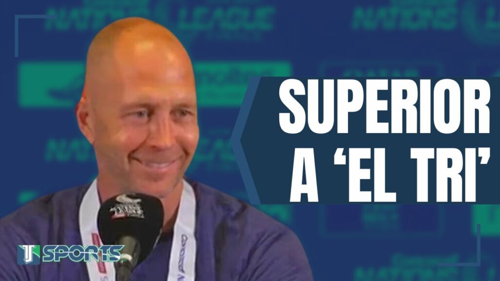 Gregg Berhalter FESTEJA victoria de Estados Unidos ante la Selección Mexicana en Nations League