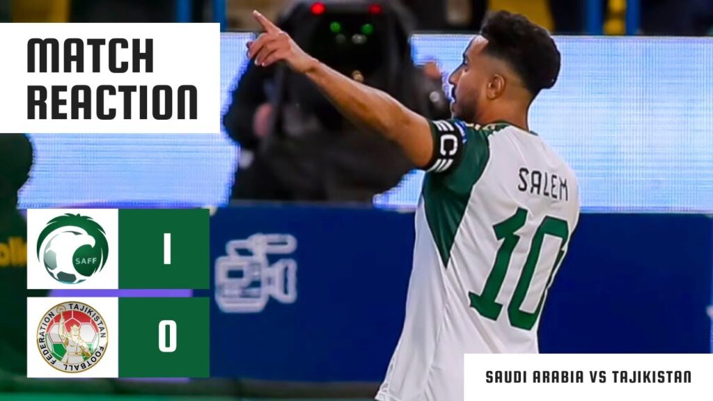 SALEM AL DAWSARI WAS ABSOLUTELY EVERYWHERE! Saudi Arabia 1-0 Tajikistan Match Reaction!