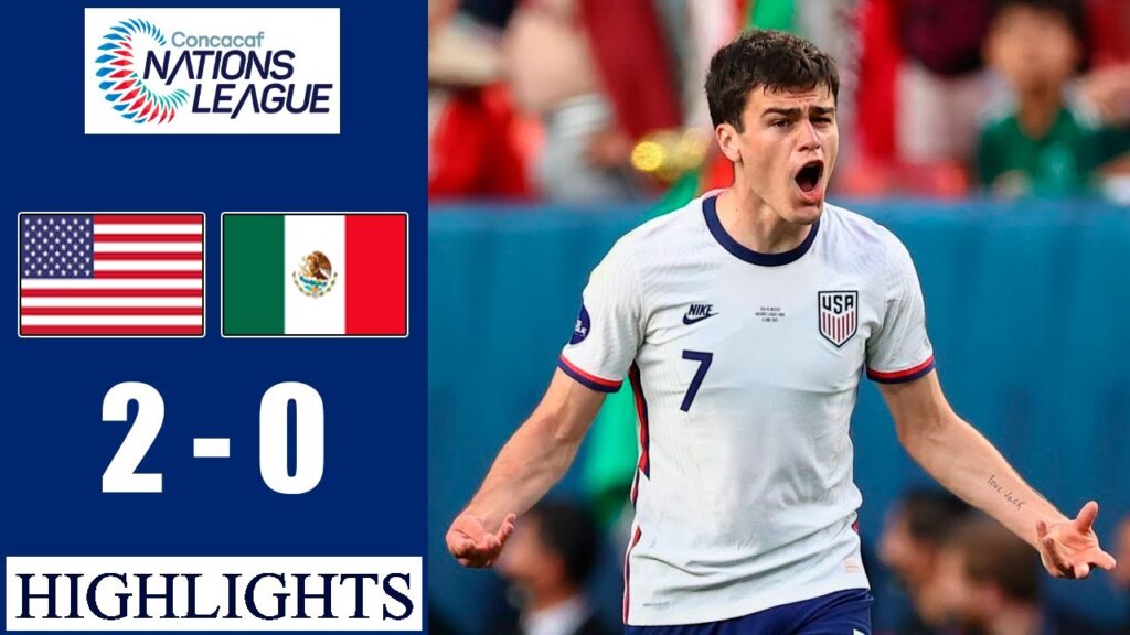 Giovanni Reyna Goal | USA vs Mexico 2-0 Highlights | CONCACAF Nations League 2024 Giovanni Reyna Goal | USA vs Mexico 2-0 Highlights | CONCACAF Nations League 2024
