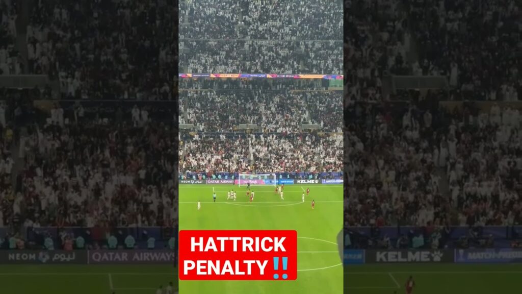 HATTRICK PENALTY AKRAM AFIF ANTARKAN  QATAR JUARA PIALA ASIA 2024 #juara #piala #asia #qatar
