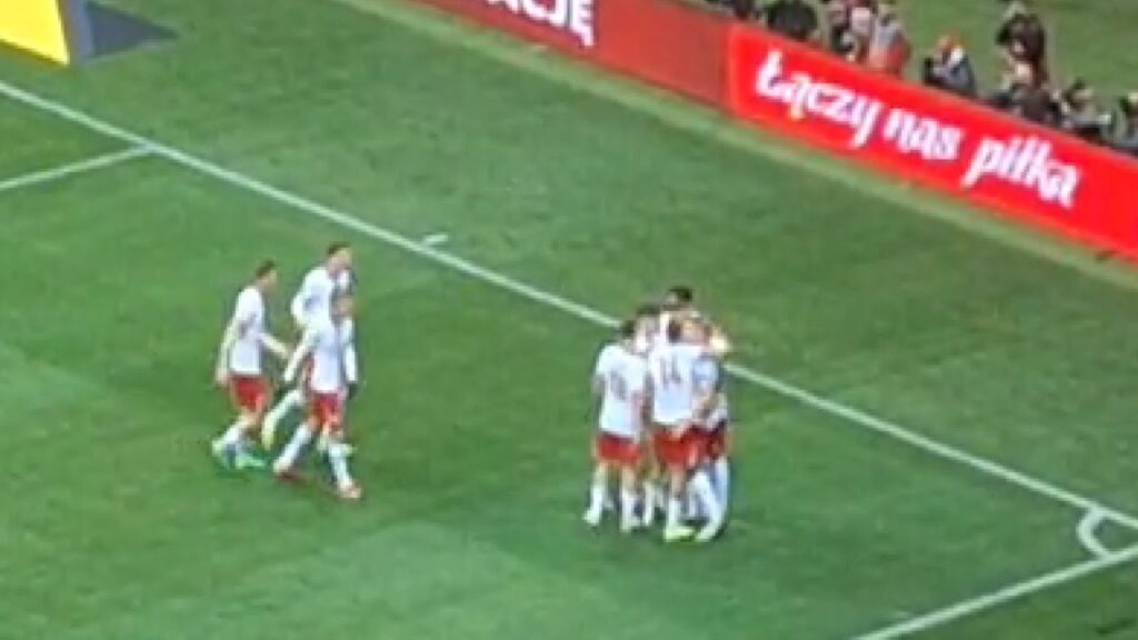 Przemysław Frankowski i bramka w meczu Polska - Estonia 5:1.Półfinał baraży o Euro 2024 21.03.2024