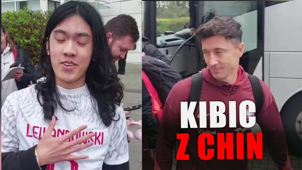 Lewandowski i wierny kibic z Chin