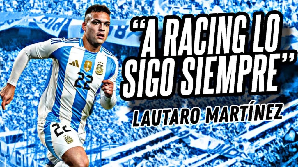 LAUTARO MARTÍNEZ fue consultado por el PRESENTE de RACING y contó que sigue la campaña de Costas