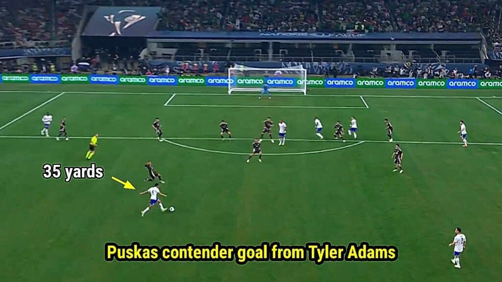 🤯 Tyler Adams scores an absolute banger from 35 yards that beat Mexico legend Guillermo Ochoa 🚀