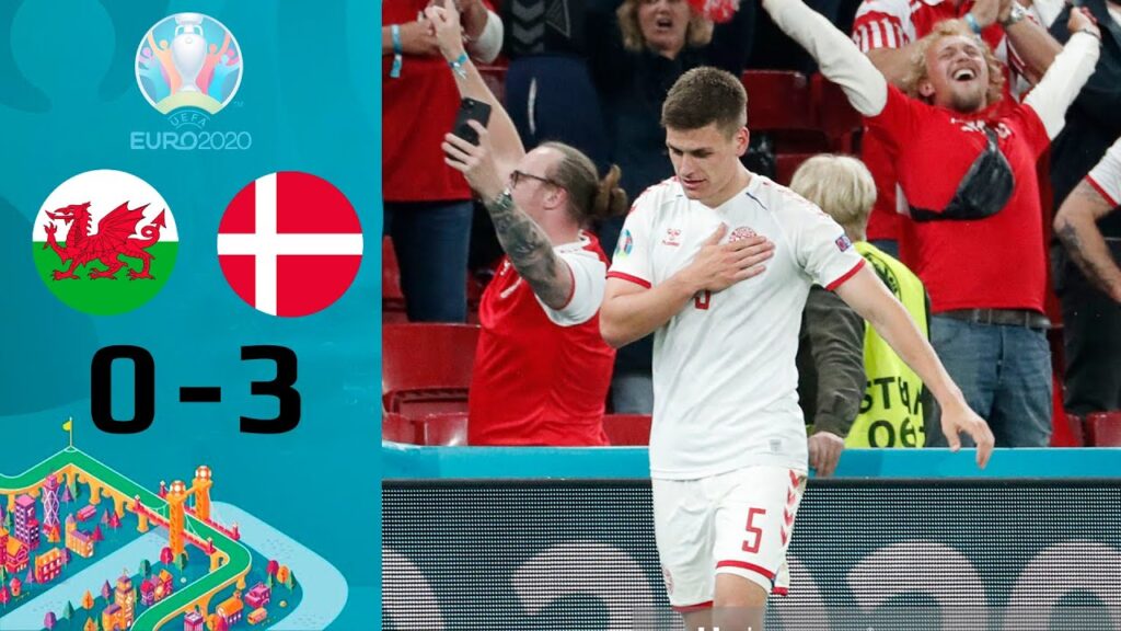 Joakim Mæhle Goal Wales vs Denmark 0-3