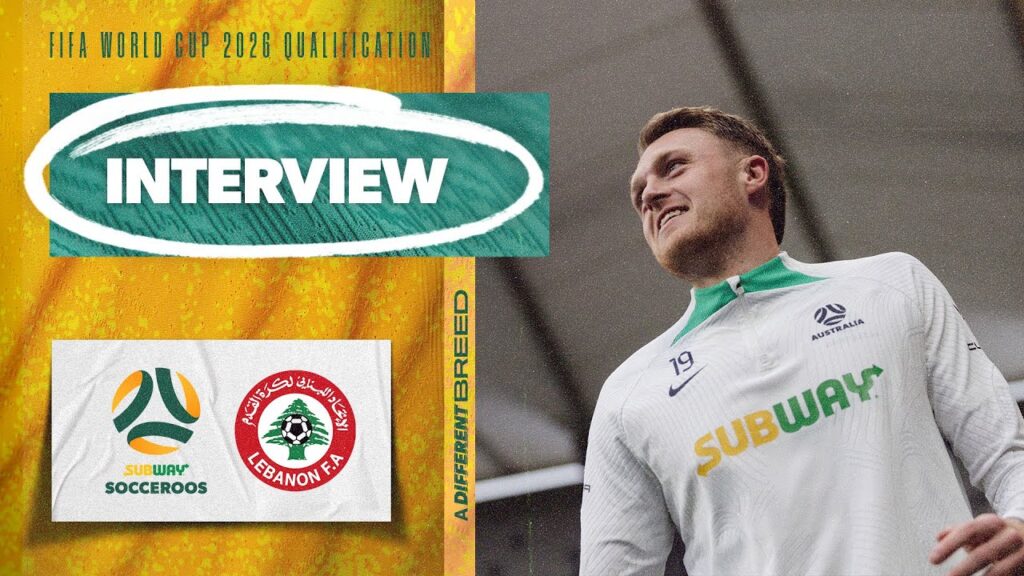 Harry Souttar: Many happy memories here | Interview | Subway Socceroos v Lebanon
