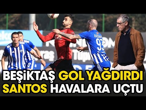 Beşiktaş gol yağdırdı Fernando Santos havalara uçtu