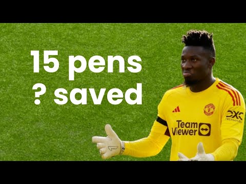 How MANY penalties André Onana saved? best goalkeeper?