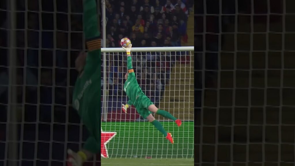Marc oh Marc, what a save 😮‍💨 #fcbarcelona #shorts #terstegen