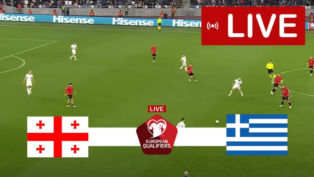 Georgia vs Greece LIVE | UEFA Euro Qualifiers 2024 | Match LIVE Today!