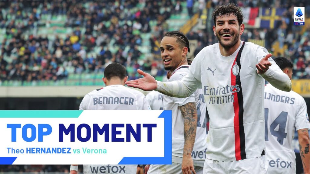 Theo Hernandez with a slice of luck | Top Moment | Verona-Milan | Serie A 2023/24