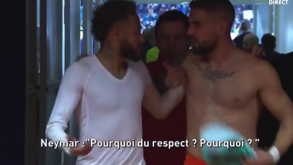 Quand Neymar JR S’embrouille Avec Andy Delort Après Le Match !