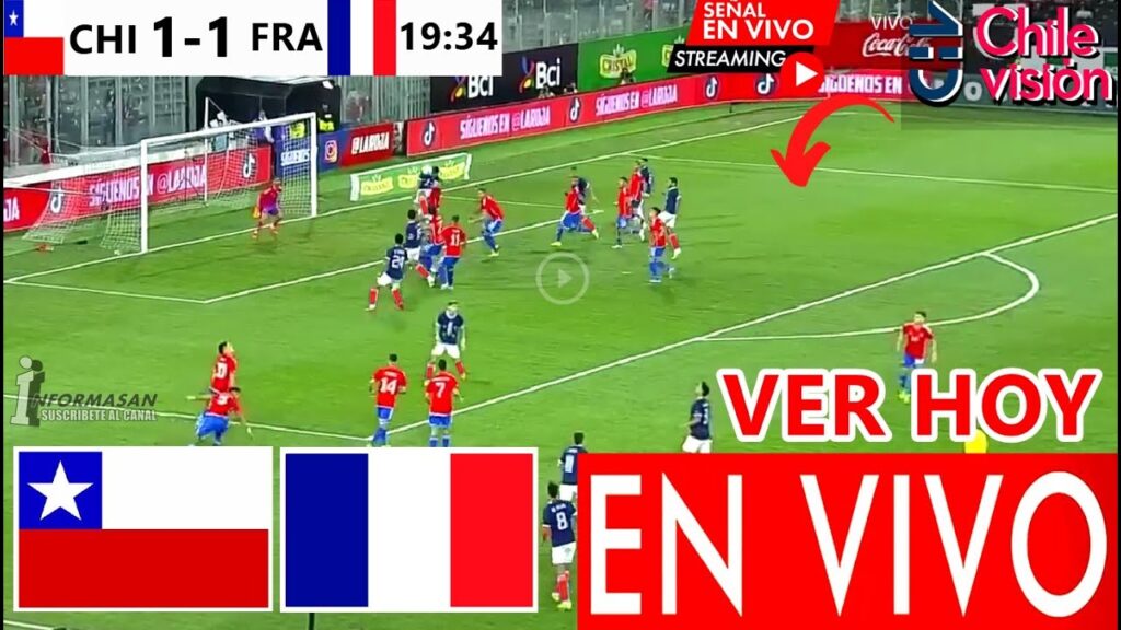🔴En Vivo Chile vs. Francia Ver Partido Hoy JUEGA FRANCIA VS  CHILE, PARTIDO AMISTOSO Ver Hoy Chile