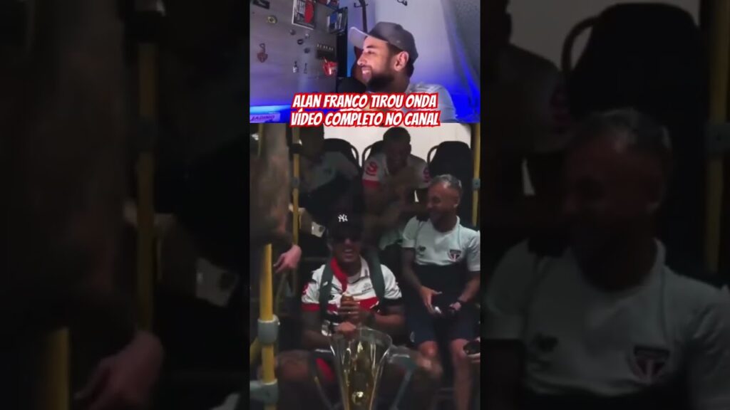 Alan Franco tirou onda na comemoração do título da final da Supercopa