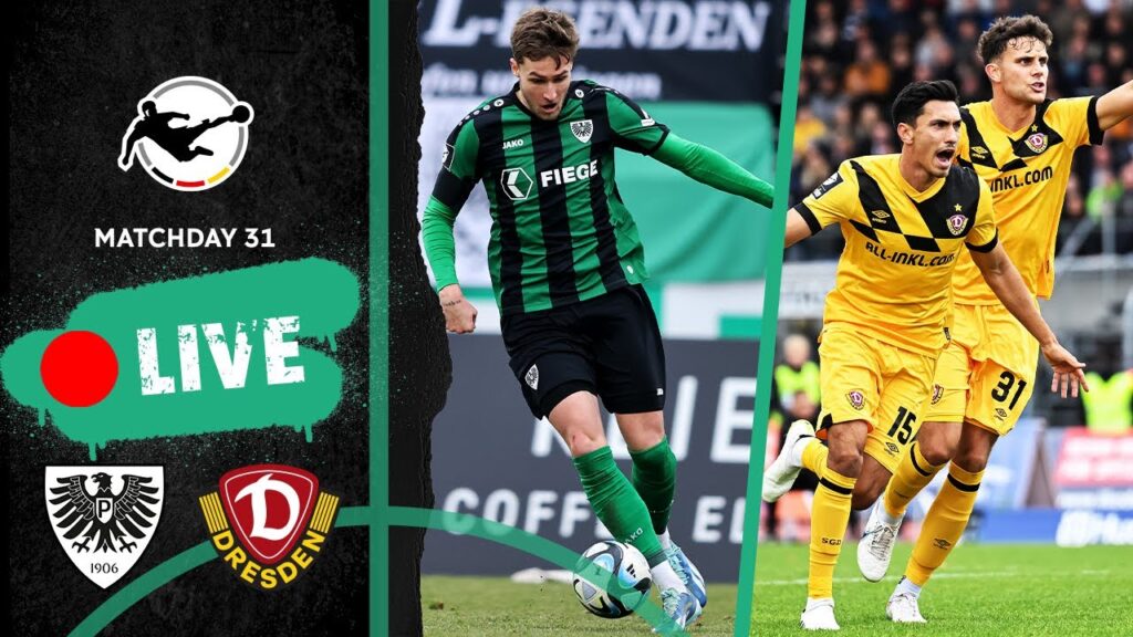 LIVE 🔴 SC Preußen Münster vs. Dynamo Dresden | Full Game | 3rd Division 2023/24