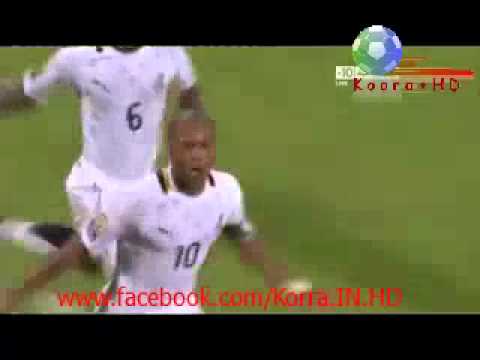 CAN2012 Tunisie [1-2] Ghana # André Ayew