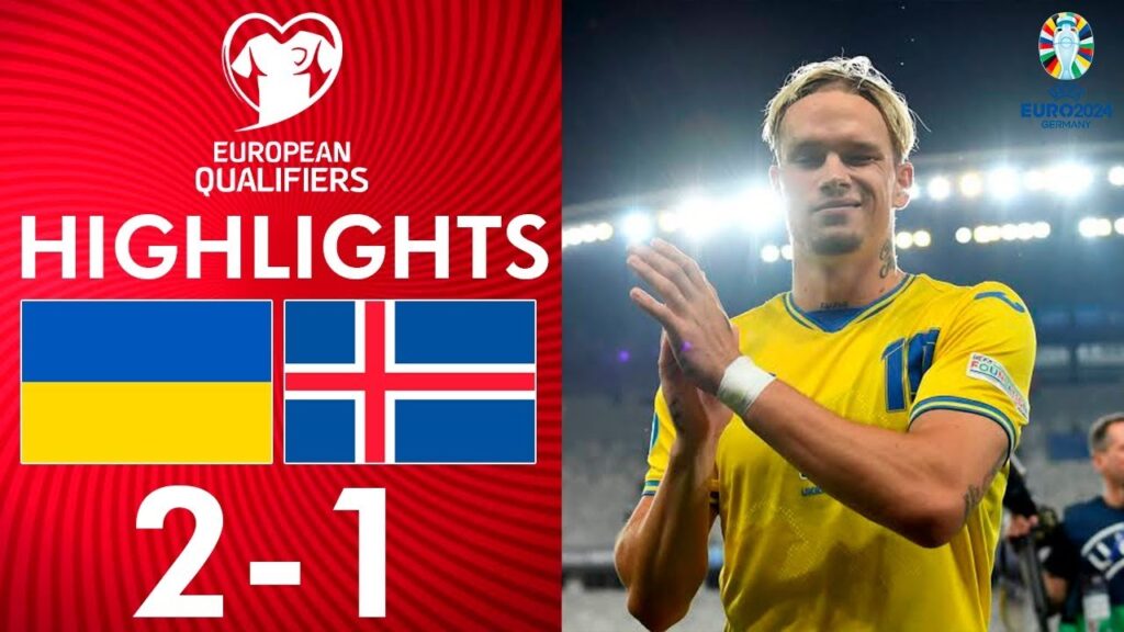 Ukraine vs Iceland 2-1 Highlights Goals | UEFA EURO Qualifiers