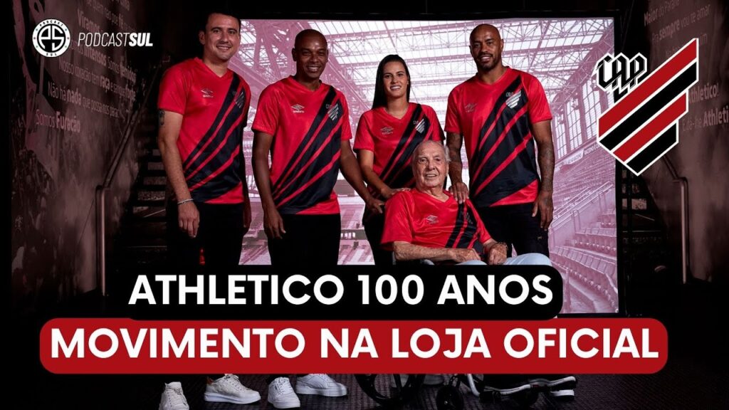 Athletico centenário | Veja novas camisas e recados de Vitor Roque e Bruno Guimarães