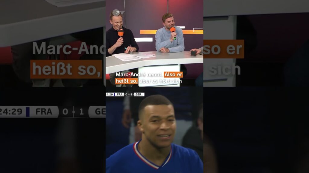 Marc oder Marc-André? Hauptsache ter Stegen! 😂 | sportstudio | #shorts Marc oder Marc-André? Hauptsache ter Stegen! 😂 | sportstudio | #shorts