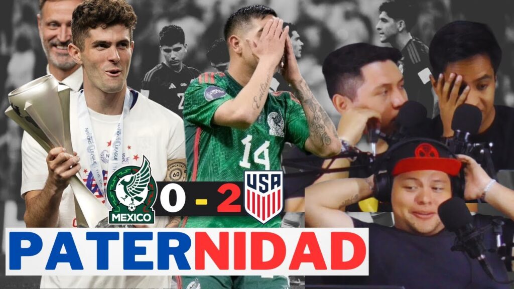 REACCIÓN: MÉXICO vs ESTADOS UNIDOS alias nos TRAEN de HIJOS - FINAL #concacaf #mexico
