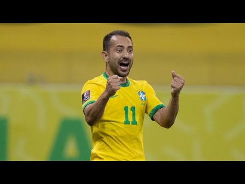 TODOS OS 3 GOLS DE ÉVERTON RIBEIRO PELA SELEÇÃO BRASILEIRA