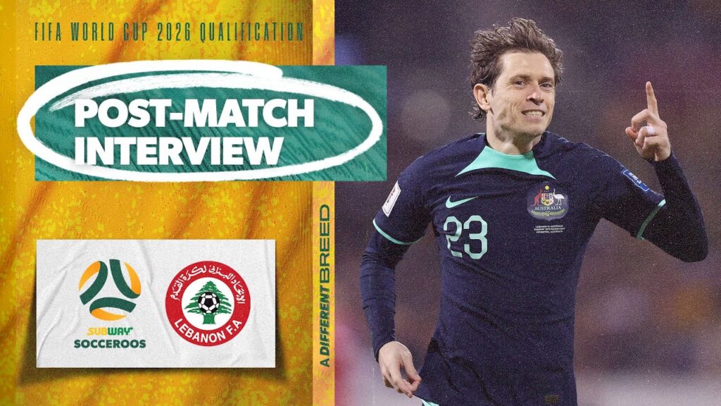 Craig Goodwin: Great to connect with fans across the country | Interview | Subway Socceroos vLebanon
