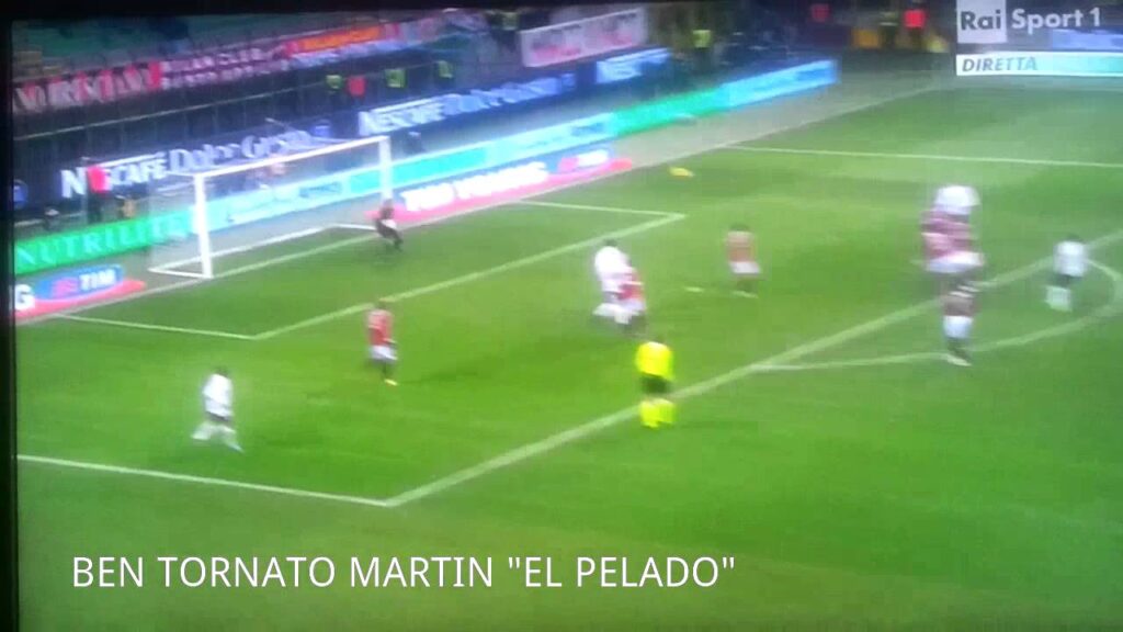 che pera.. martin caceres!! milan-juventus semifinale coppa italia