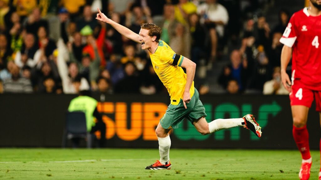 Rowles' family react to Kye's first #Socceroos goal 💚💛