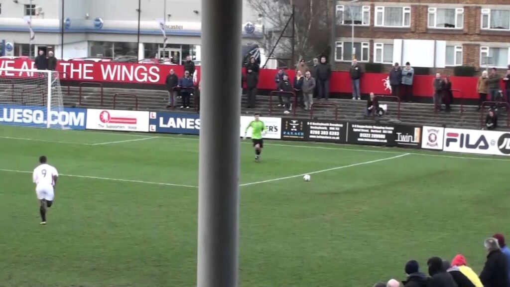 Nick Pope goalkeeper clips Welling United vs Farnborough 21 Jan 2012