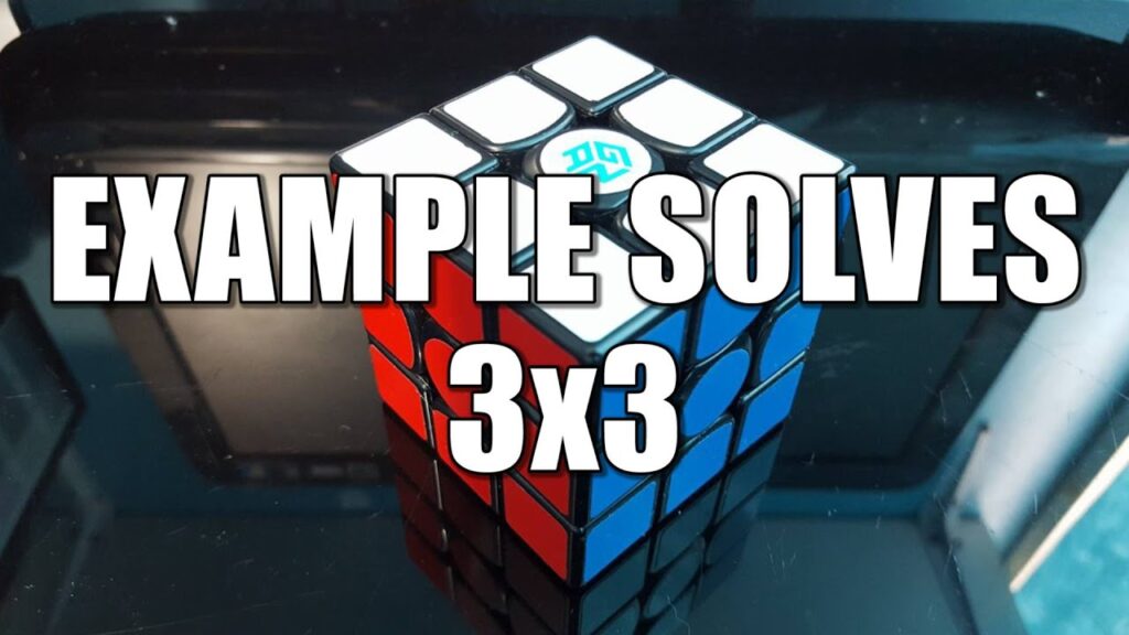 Example solves de 3x3 | Jorge Sánchez