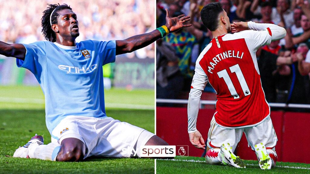 The most ICONIC moments between Man City and Arsenal 🔵🔴