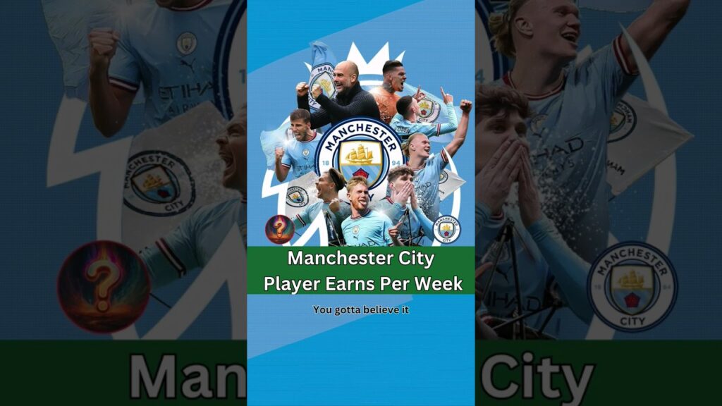 How much Manchester City players earn weekly? #ManCity #ForYou #Sports #Football #Soccer #foryoupage