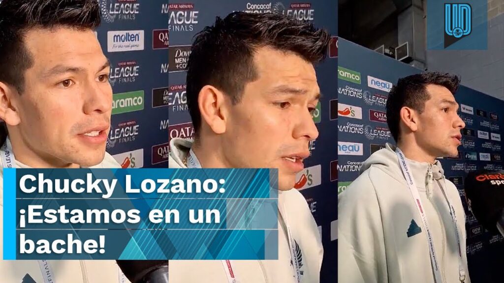 🗣️ El mensaje del Chucky Lozano tras la derrota ante Estados Unidos: ¡Estamos en un bache!
