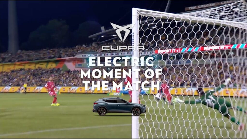 ⚡ Craig Goodwin's emphatic finish is our CUPRA Electric Moment of the Match from #LBNvAUS⚡